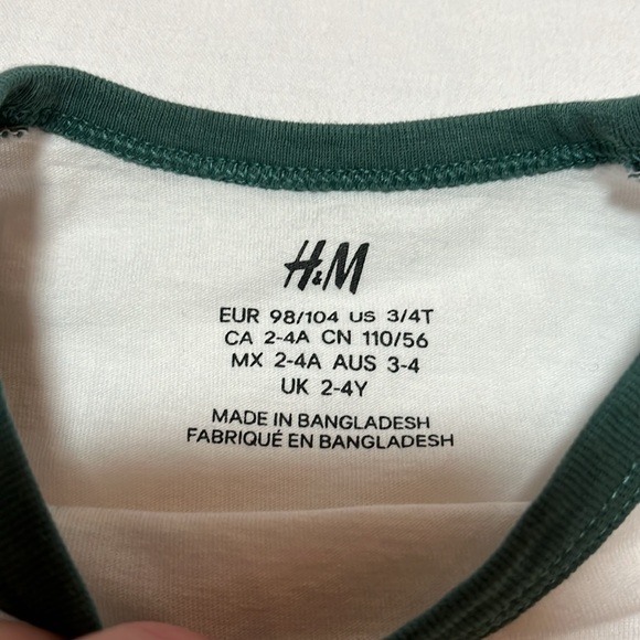 3T H&M Baseball t-shirt bundle - Picture 3 of 5